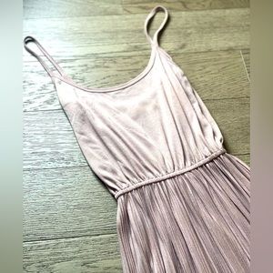 Oak + Fort Pleated Midi Dress